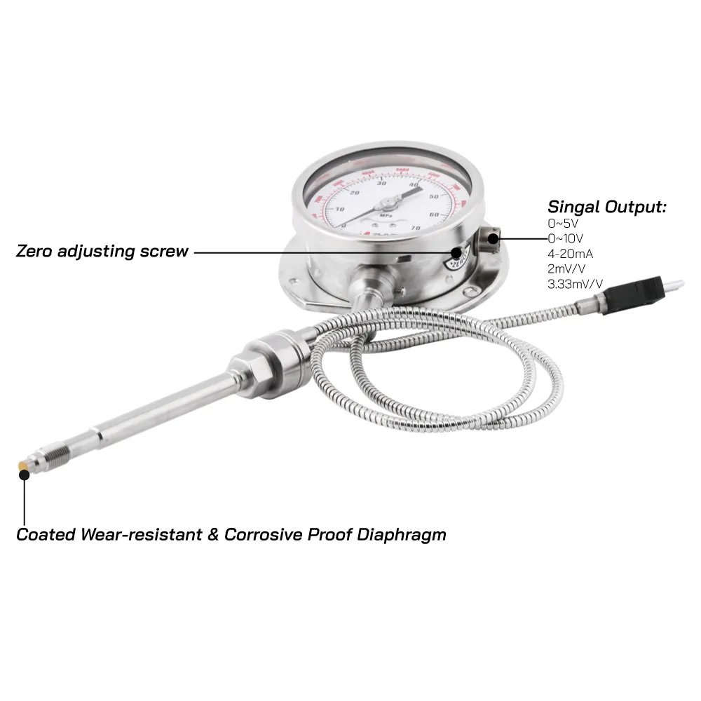 Temperature & Pressure Measurement Capillary Melt Pressure Gauge with Singal Output - Image 3